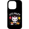 Lets Pawty Birthday Gifts For Girl and B Custodia per iPhone 14 Pro Let's Pawty Camicie Carino Gatto Gattino Pawty Ragazze Ragazzi Compleanno