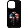 Paint Dripping Patriotic 4th of July US Custodia per iPhone 13 Pro Dialisi Infermiera Tecnico Tech Bandiera Americana USA Drip Amante