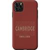 England born and British apparel Custodia per iPhone 11 Pro Max Vintage Cambridge Inghilterra