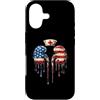 Paint Dripping Patriotic 4th of July US Custodia per iPhone 17 Dialisi Infermiera Tecnico Tech Bandiera Americana USA Drip Amante