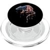 Paint Dripping Patriotic 4th of July US Topo Ratto Bandiera Americana USA Drip Graffiti Amante PopSockets PopGrip per MagSafe