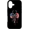 Paint Dripping Patriotic 4th of July US Custodia per iPhone 17 Dialisi Infermiera Tecnico Tech Bandiera Americana USA Drip Amante