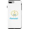 Rhode Island Cities & Towns Custodia per iPhone 7 Plus/8 Plus Souvenir degli Stati Uniti Bandiera USA Pawtucket Rhode Island