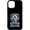 Alpha Wolf Don't Worry Kitten Custodia per iPhone 12 mini Non preoccuparti, Kitten Daddy è qui, meme maschile Alpha Wolf