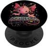 Chromavibe Press Axolotl DJ Spazio Kawaii Design PopSockets PopGrip Adesivo