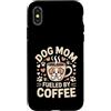 Dog Lover Mom Coffee Morning Custodia per iPhone X/XS Cane Mamma Alimentato Da Caffè Carino Cucciolo
