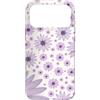 Floral Aesthetic Flower Botanical Gifts Custodia per iPhone 17 Pro Max Viola lavanda fiore viola scuro crema bianco floreale