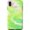 generic Custodia per iPhone XS Max Animale a righe tigre verde pastello