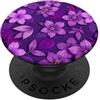 Floral Aesthetic Flower Botanical Gifts Fiori Floreali Viola Profondo PopSockets PopGrip Adesivo