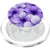 Floral Aesthetic Flower Botanical Gifts Fiori Viola Profondo Fiori Floreali PopSockets PopGrip per MagSafe