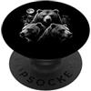 Bear Wildlife Forest Mountains Outdoor N Orso Luna Foresta Alberi Wildlife Natura Outdoor Graphic PopSockets PopGrip Adesivo