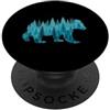 Bear Wildlife Forest Mountains Outdoor N Orso, foresta, alberi, montagne, natura, escursionismo, grafico PopSockets PopGrip Adesivo