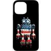 Paint Dripping Patriotic 4th of July US Custodia per iPhone 13 Pro Max Robot Robotica Ingegnere Bandiera Americana USA Drip Graffiti