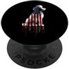 Paint Dripping Patriotic 4th of July US Cane Barboncino Bandiera Americana USA Drip Graffiti Lover PopSockets PopGrip Adesivo