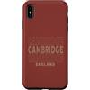 England born and British apparel Custodia per iPhone XS Max Vintage Cambridge Inghilterra