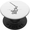 Lancio del registro dei giochi delle Hig Highland Lord Guerriero scozzese Caber Toss Life PopSockets PopGrip Adesivo