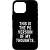 Honest Custodia per iPhone 16 Pro Max questa è la versione pg dei miei pensieri