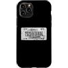ROMYLP Roman Numerals Years License Plat Custodia per iPhone 11 Pro 2023 anno retrò divertente compleanno 3 anni