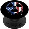Paint Dripping Patriotic 4th of July US Rad Tech - Terapista radiologico, bandiera americana, USA PopSockets PopGrip Adesivo