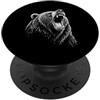 Bear Wildlife Forest Mountains Outdoor N Orso Grizzly ruggente Fauna Selvatica Natura Animale Outdoor PopSockets PopGrip Adesivo