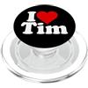 I HEART LOVE TIM NAME TEES AMO IL CUORE TIM TIMOTHY TIMMY PopSockets PopGrip per MagSafe