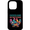 400 - 500 Adult Chicken Costume Funny Ap Custodia per iPhone 15 Pro Gioco di pollo Non guardare il pollo divertente scherzo costume