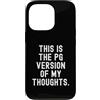 Honest Custodia per iPhone 13 Pro questa è la versione pg dei miei pensieri