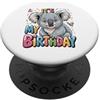 It's my birthday koala Compleanno koala Party Design per bambini e adulti PopSockets PopGrip Adesivo