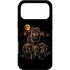 Wolf Wildlife Forest Mountains Outdoor G Custodia per iPhone 17 Pro Max Wolf Pack Luna Foresta Alberi Fauna Selvatica Natura Amante Outdoor