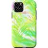 generic Custodia per iPhone 11 Pro Animale a righe tigre verde pastello