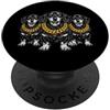 Cool 3 Hip Hop Trio Street Gold Chain Fu Bassotto Doxie Rap Old School Retro Streetwear 80s 90s PopSockets PopGrip Adesivo
