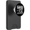 Ispirazione Divina Studio Creativo Citazione Ispiratrice sulla Fede e Grazia PopSockets PopWallet per MagSafe