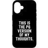 Honest Custodia per iPhone 16 questa è la versione pg dei miei pensieri
