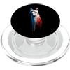 Paint Dripping Patriotic 4th of July US Lama Alpaca Bandiera Americana USA Drip Graffiti Lover PopSockets PopGrip per MagSafe