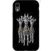 Cool 3 Hip Hop Trio Street Gold Chain Fu Custodia per iPhone XR Giraffe Rap Old School Retro Streetwear anni '80 '90 Tre