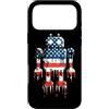 Paint Dripping Patriotic 4th of July US Custodia per iPhone 17 Pro Max Robot Robotica Ingegnere Bandiera Americana USA Drip Graffiti