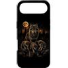 Wolf Wildlife Forest Mountains Outdoor G Custodia per iPhone Air Wolf Pack Luna Foresta Alberi Fauna Selvatica Natura Amante Outdoor