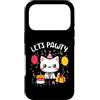 Lets Pawty Birthday Gifts For Girl and B Custodia per iPhone 17 Pro Let's Pawty Camicie Carino Gatto Gattino Pawty Ragazze Ragazzi Compleanno