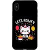 Lets Pawty Birthday Gifts For Girl and B Custodia per iPhone XS Max Let's Pawty Camicie Carino Gatto Gattino Pawty Ragazze Ragazzi Compleanno