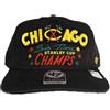 '47 MVP Cappellino Charlton Hitch Chicago Blackhawks Black