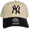 '47 MVP Cappellino Two Tone Clean Up New York Yankees Natural NTF