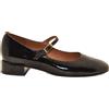 ANGEL ALARCON YAMEA - Shiny leather round toe pumps Negro