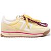 Back 70 Jogger Spongy sneakers donna nylon suede LIGHT YELLOW