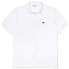 LACOSTE 1212 001 POLO SS COTONE BIANCO