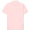 LACOSTE 1212 T03 POLO SS COTONE ROSA
