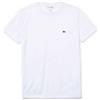 LACOSTE TH6709 001 T SHIRT PIMA COTTON BIANCO