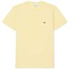 LACOSTE TH6709 107 T SHIRT PIMA COTTON GIALLO
