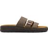 BLUNDSTONE 2694 AEROCORK SANDAL SLIDE RUSTIC BROWN