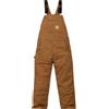 CARHARTT ICONIC DUCK BIB OVERALL BURNT