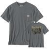 CARHARTT Irvine Relaxed Truck T-Shirt Weather Ash Heather